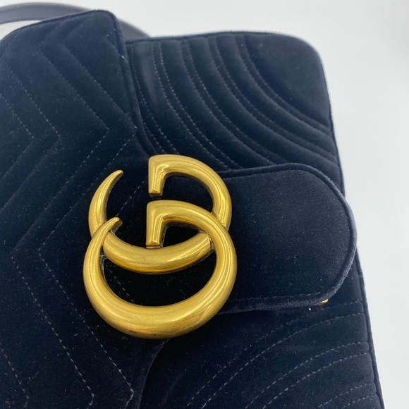 GUCCI medium marmont velvet bag - Picture 14 of 14